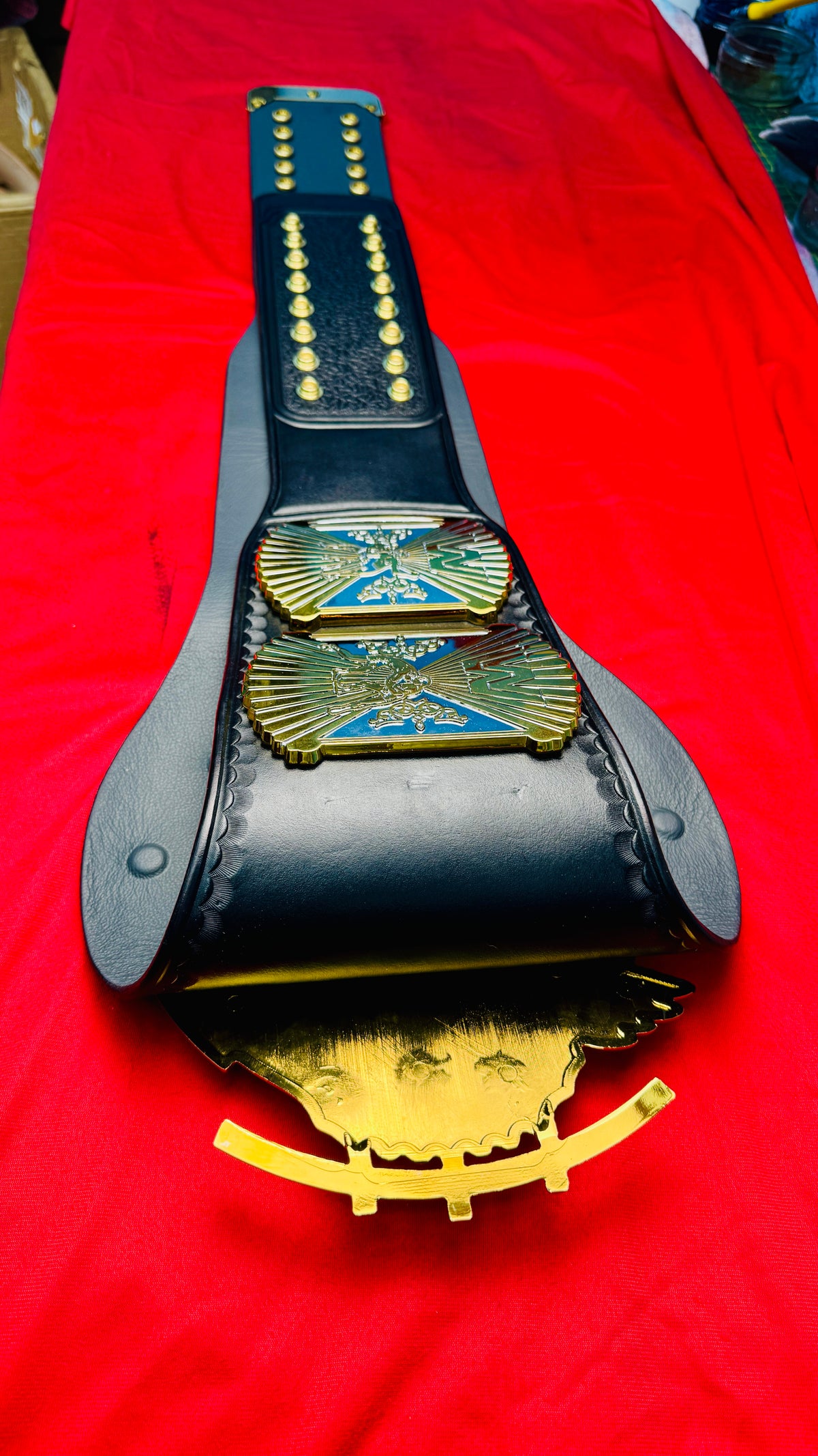 WWE Winged Eagle V1-V2 Replica Championship Hand Crafted Real Leather Strap