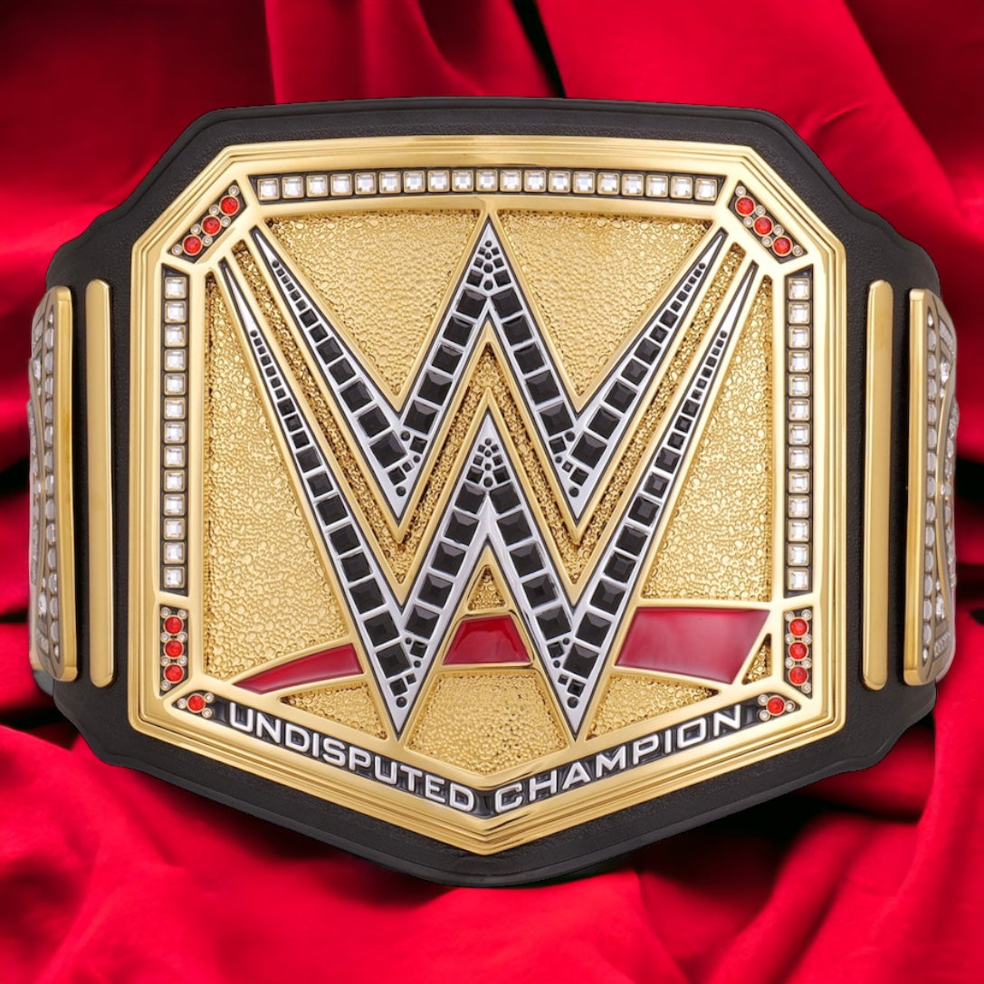 WWE Undisputed Championship Hand Crafted Real Leather Strap