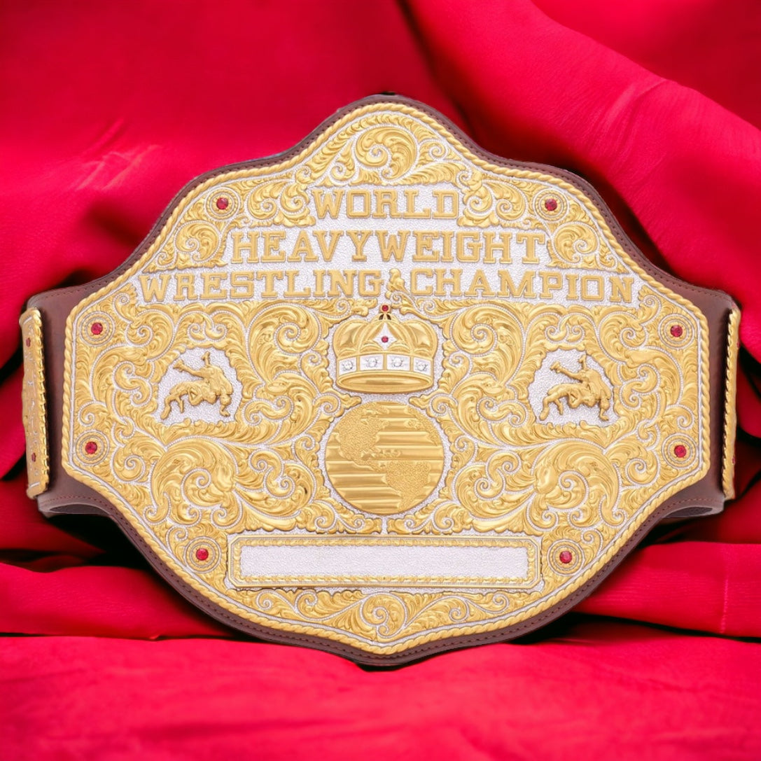 WCW Crumrine Big Gold Championship Hand Crafted Real Leather Strap
