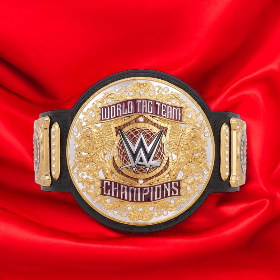 WWE Raw Tag Team Championship Hand Crafted Real Leather Strap
