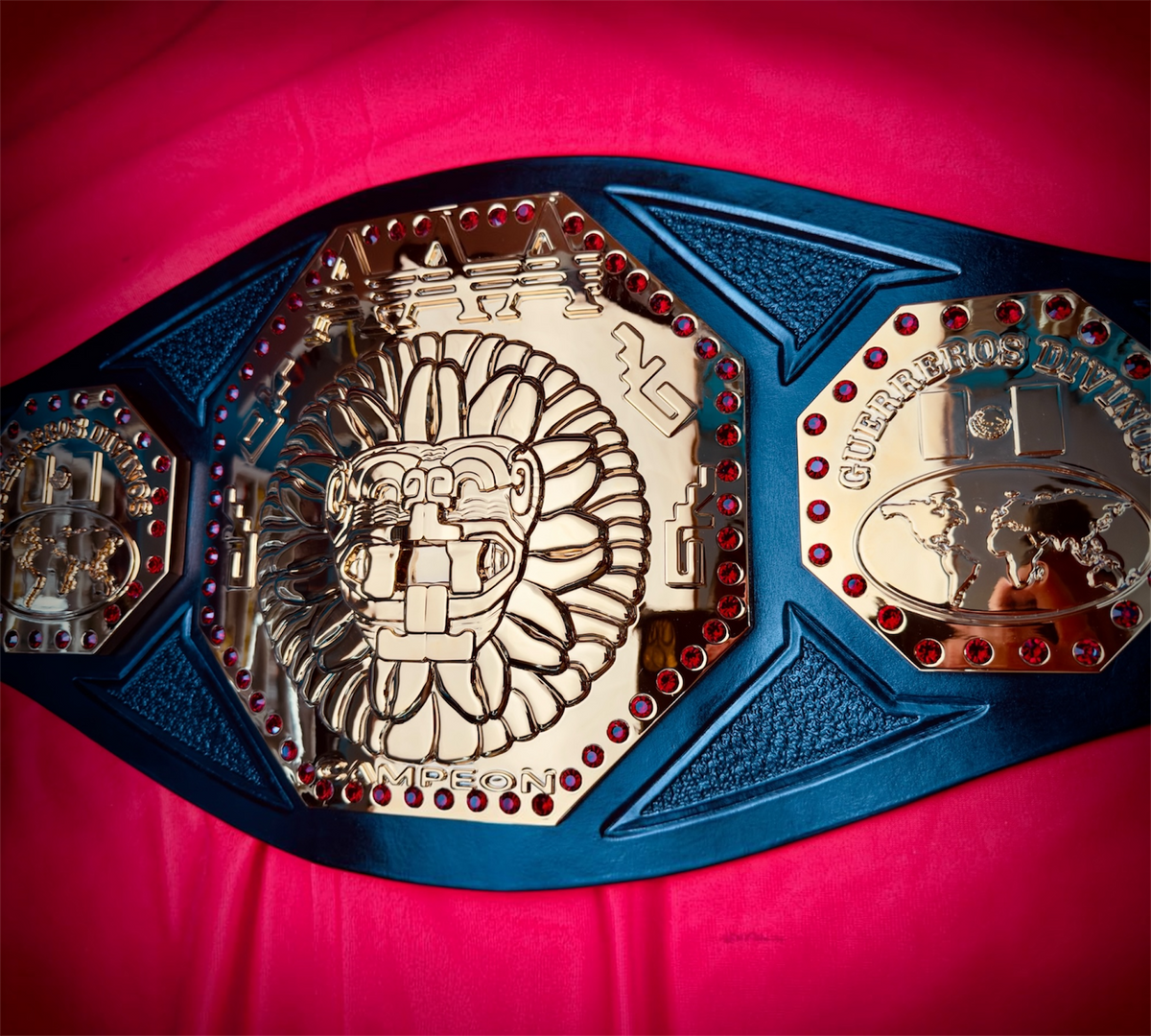 AAA Mega Replica Championship Hand Crafted Real Leather Strap