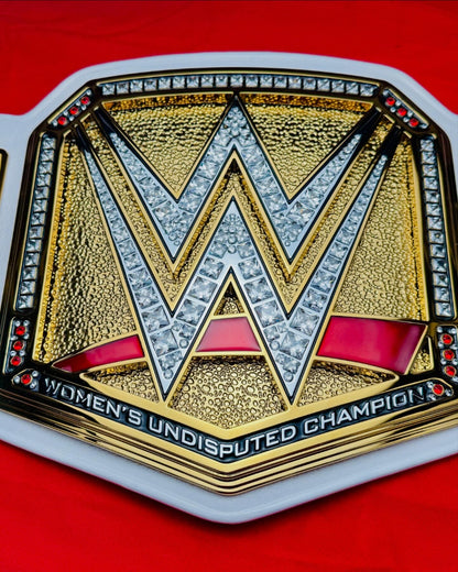 WWE Women's Undisputed Replica Championship Hand Crafted Real Leather Strap