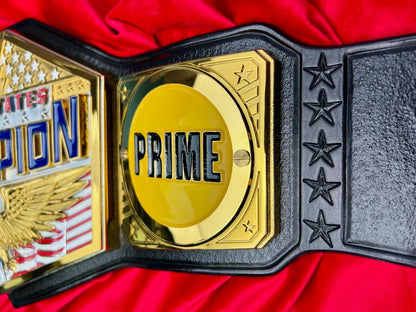 WWE United States Replica Championship Hand Crafted Real Leather Strap