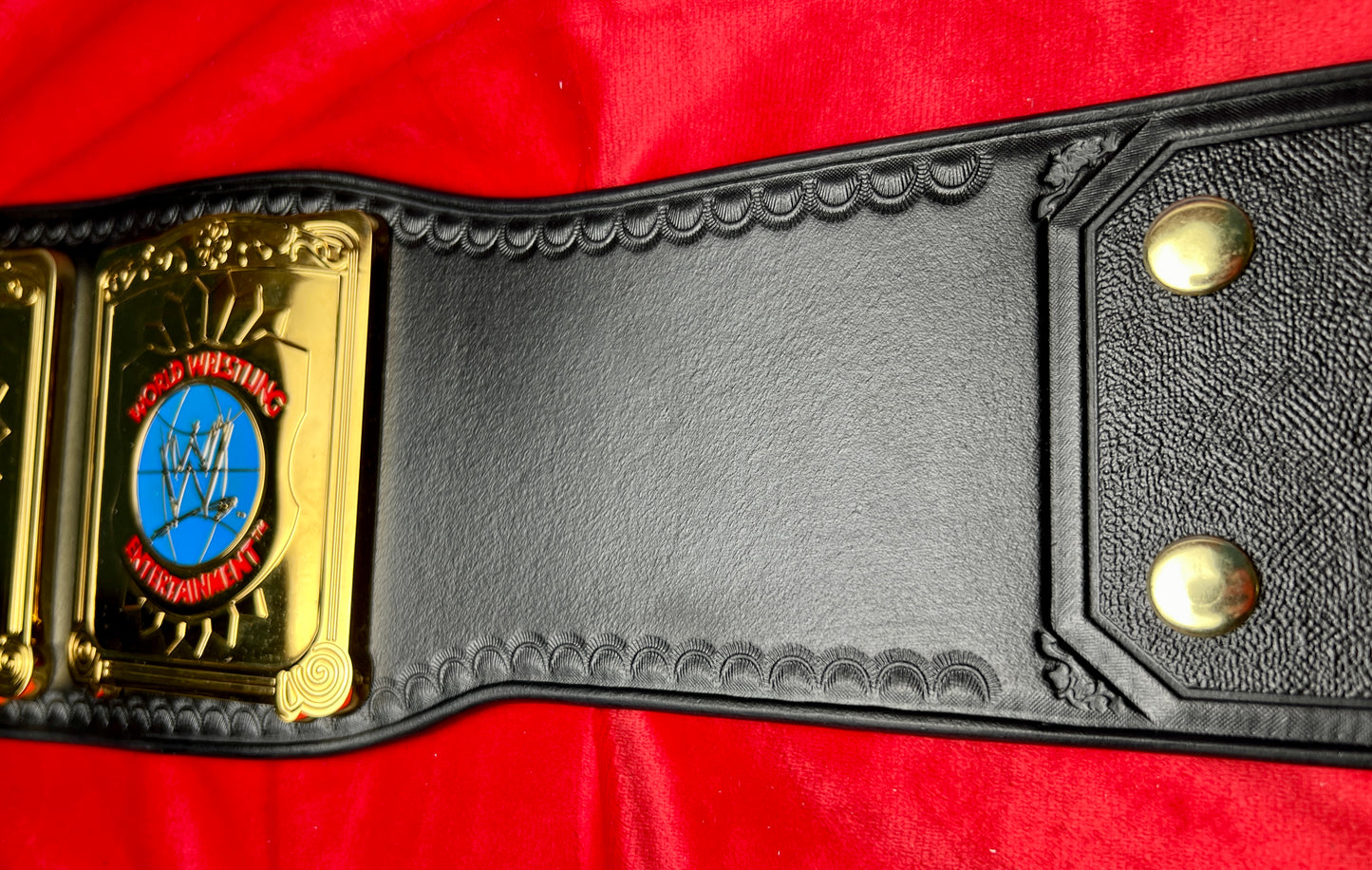 WWE European Replica Championship Hand Crafted Real Leather Strap