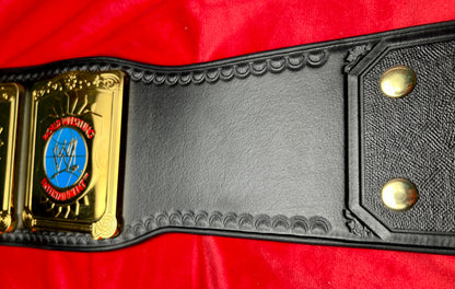 WWE European Replica Championship Hand Crafted Real Leather Strap