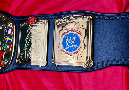 WWE European Replica Championship Hand Crafted Real Leather Strap