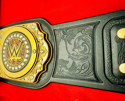 WWE Raw Tag Team Replica Championship Hand Crafted Real Leather Strap