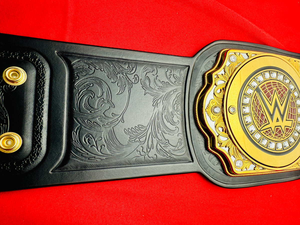 WWE Raw Tag Team Replica Championship Hand Crafted Real Leather Strap
