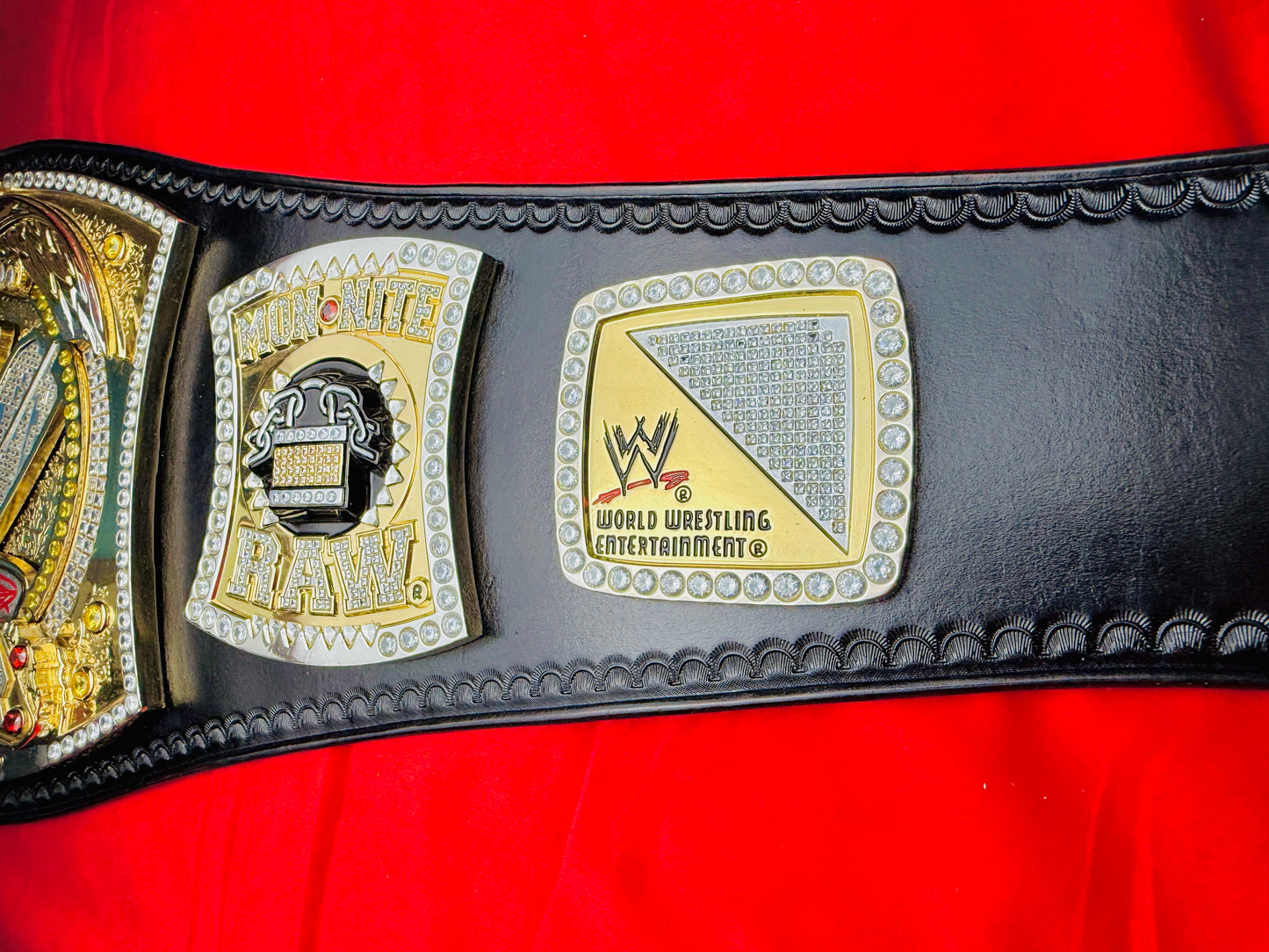 WWE Spinner Leather Belt