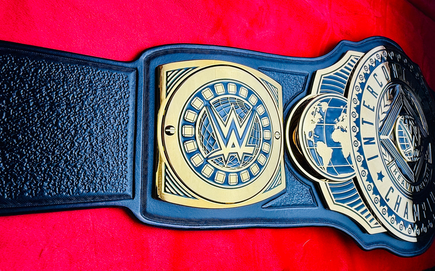WWE Intercontinental V1/V2 Replica Championship Hand Crafted Real Leather Strap