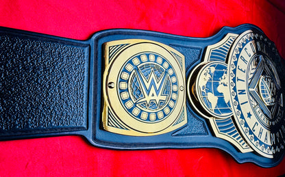 WWE Intercontinental V1/V2 Replica Championship Hand Crafted Real Leather Strap