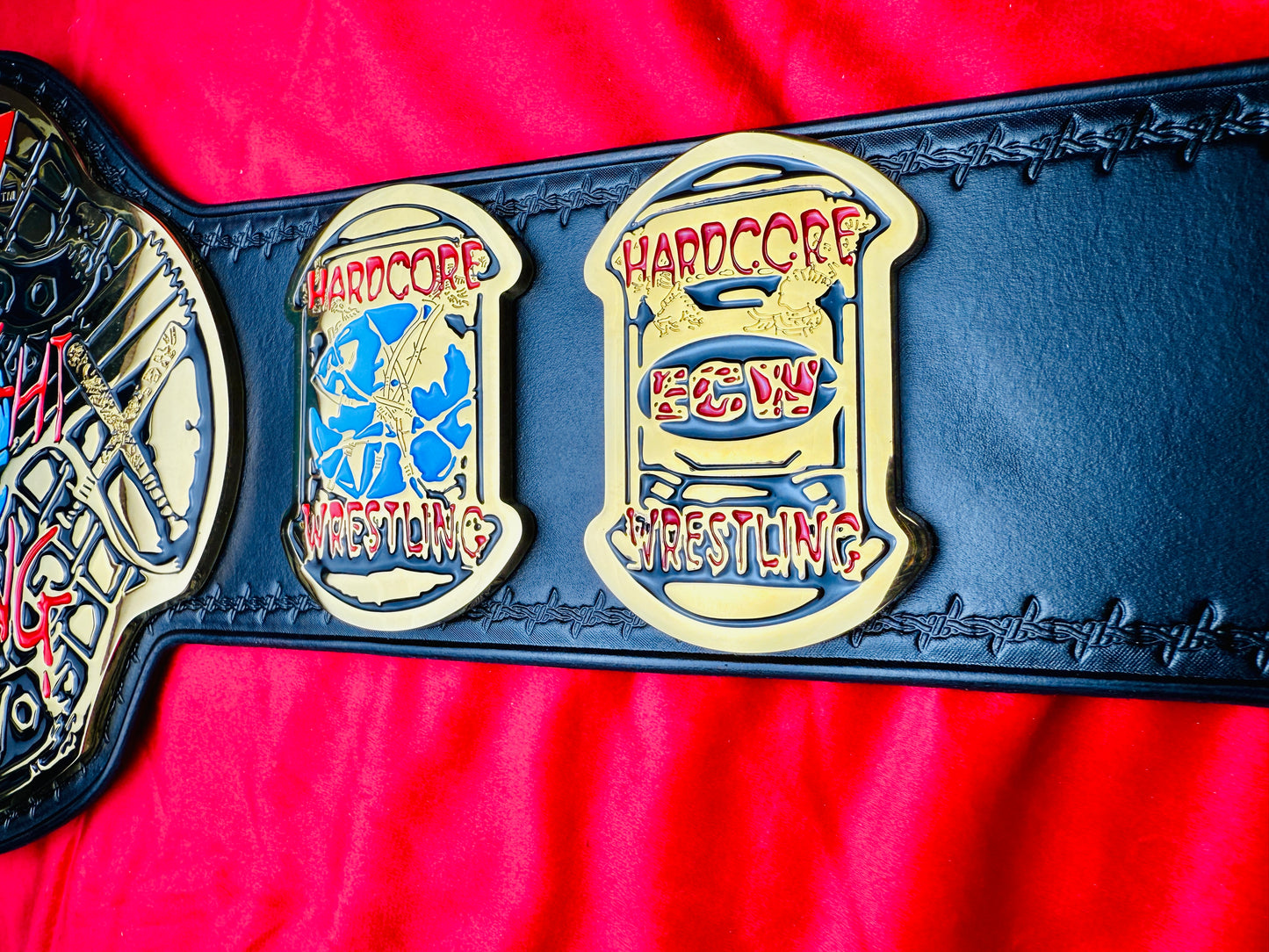 ECW World Replica Championship Hand Crafted Real Leather Strap
