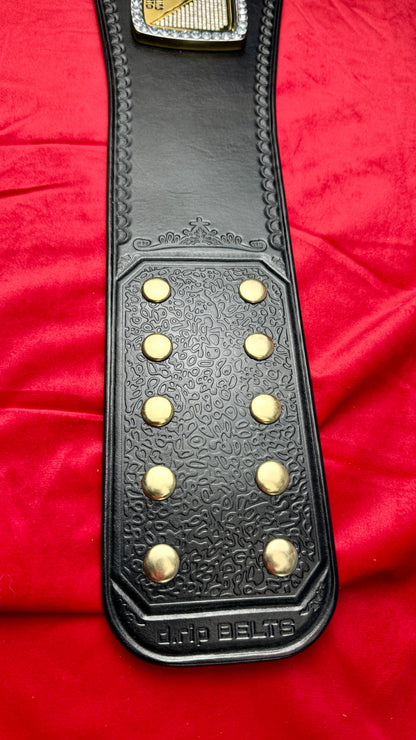 WWE Spinner Championship Hand Crafted Real Leather Strap