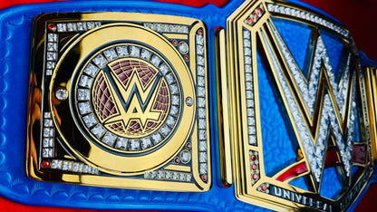WWE Universal Replica Championship (BLUE) Hand Crafted Real Leather Strap