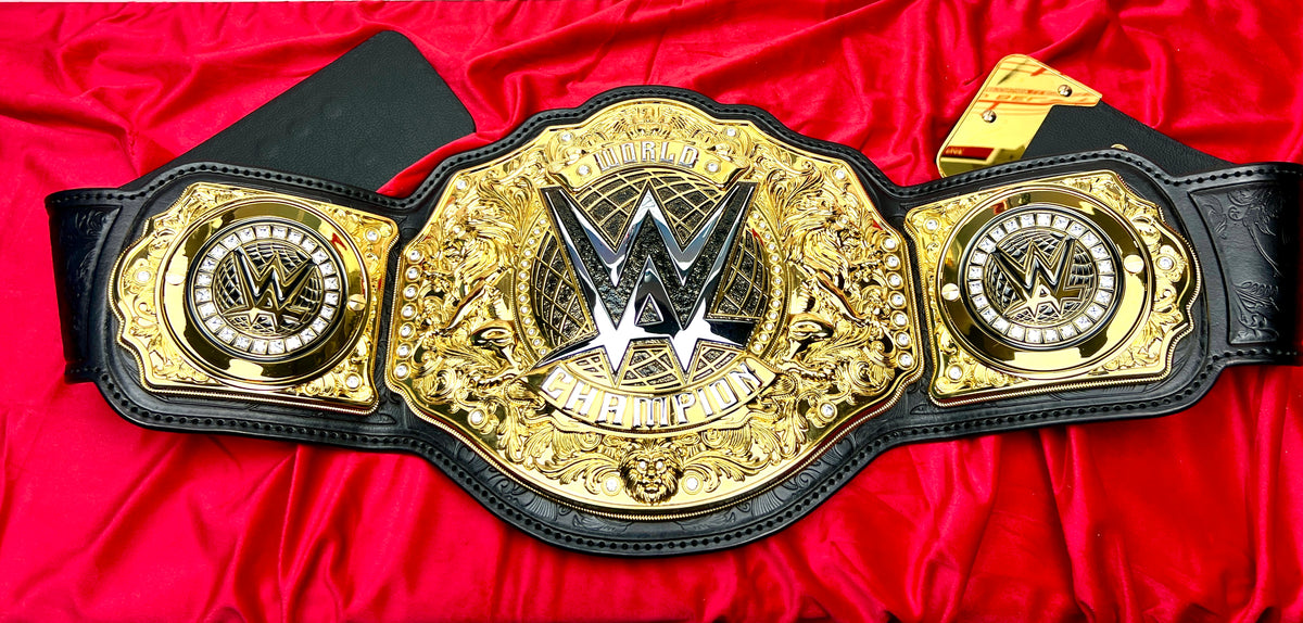 WWE World Heavyweight (Current) Replica Championship Hand Crafted Real Leather Strap