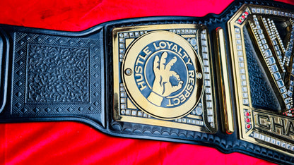 WWE Scratch Logo Replica World Championship Hand Crafted Leather Strap