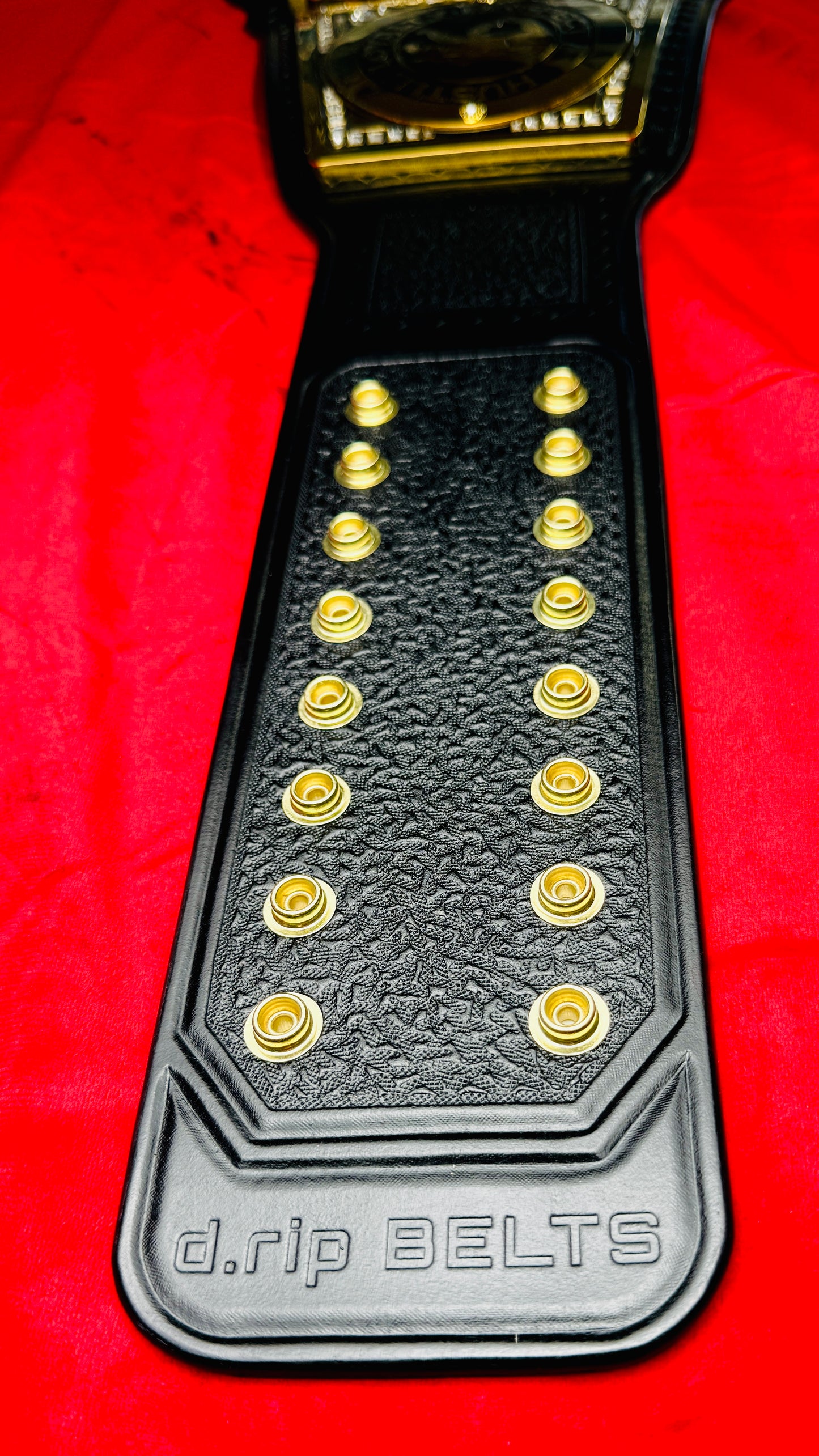 WWE Scratch Logo Replica World Championship Hand Crafted Leather Strap