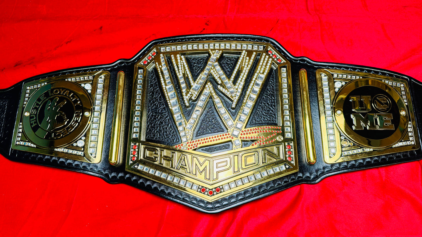 WWE Scratch Logo Replica World Championship Hand Crafted Leather Strap