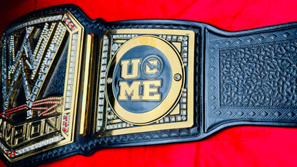 WWE Scratch Logo Replica World Championship Hand Crafted Leather Strap
