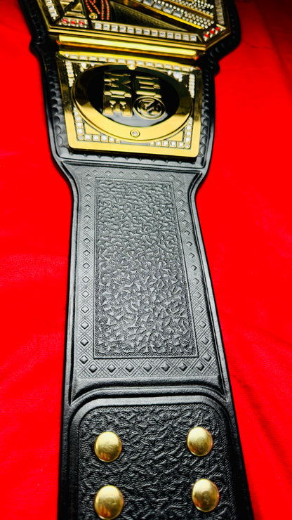 WWE Scratch Logo Replica World Championship Hand Crafted Leather Strap