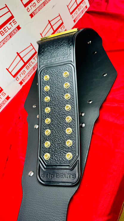 WWE Scratch Logo Replica World Championship Hand Crafted Leather Strap