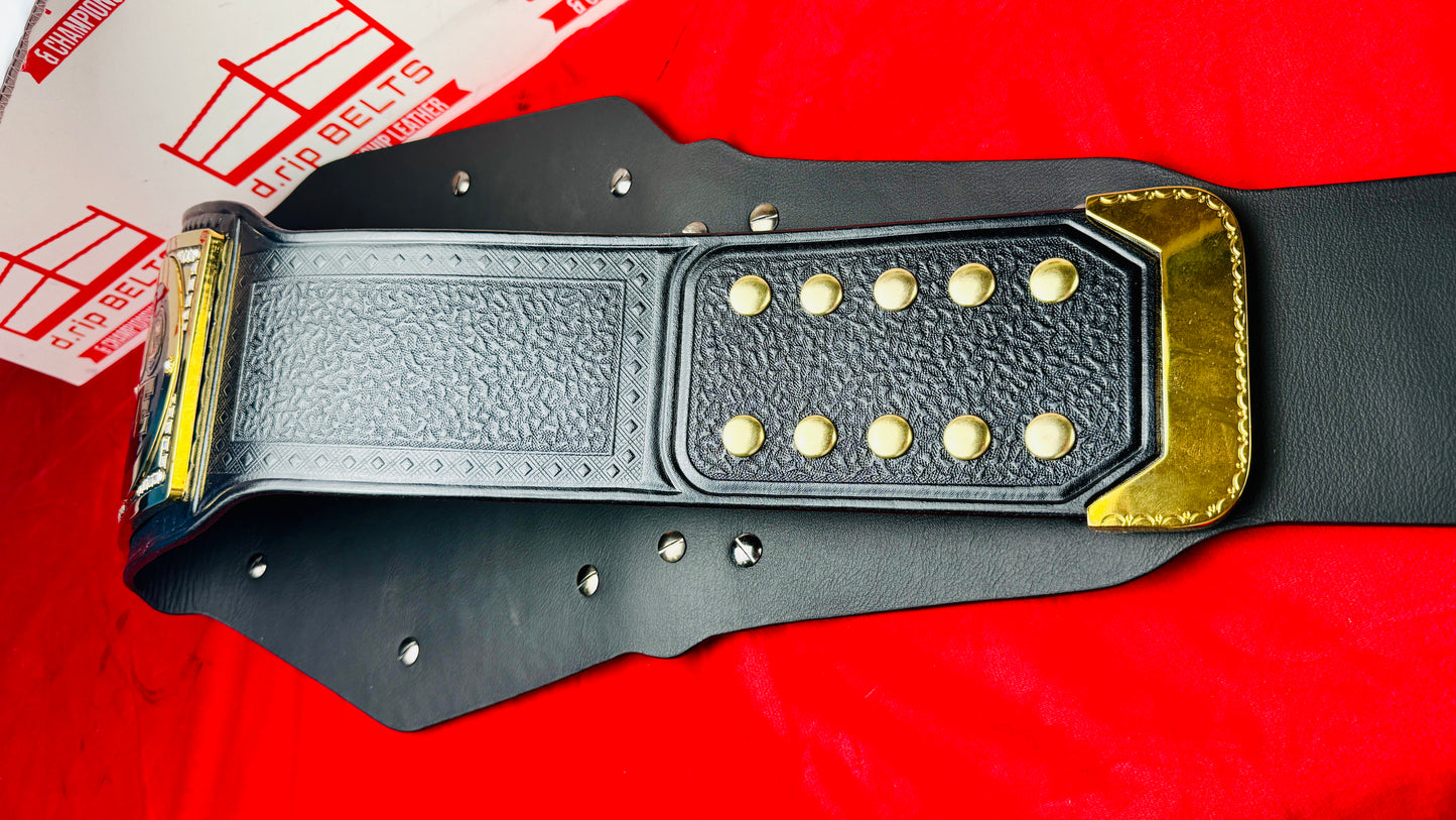 WWE Scratch Logo Replica World Championship Hand Crafted Leather Strap