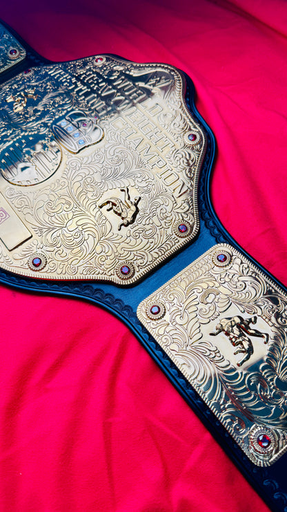 WWE Big Gold Replica Championship Hand Crafted Real Leather Strap