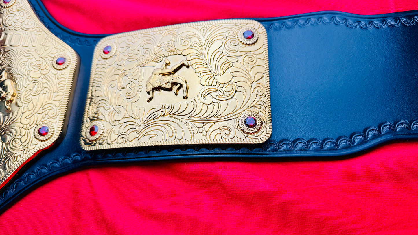 WWE Big Gold Replica Championship Hand Crafted Real Leather Strap