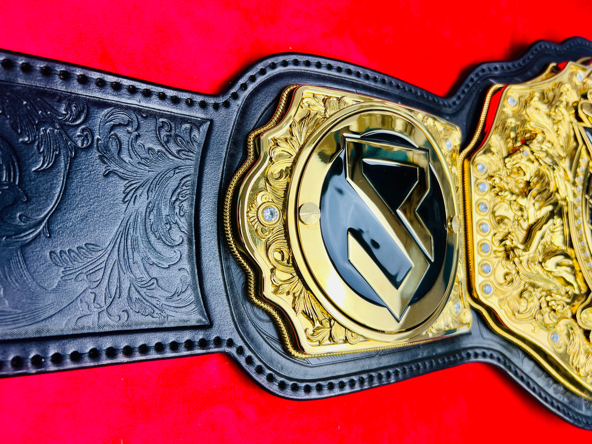 WWE World Heavyweight (Current) Replica Championship Hand Crafted Real Leather Strap