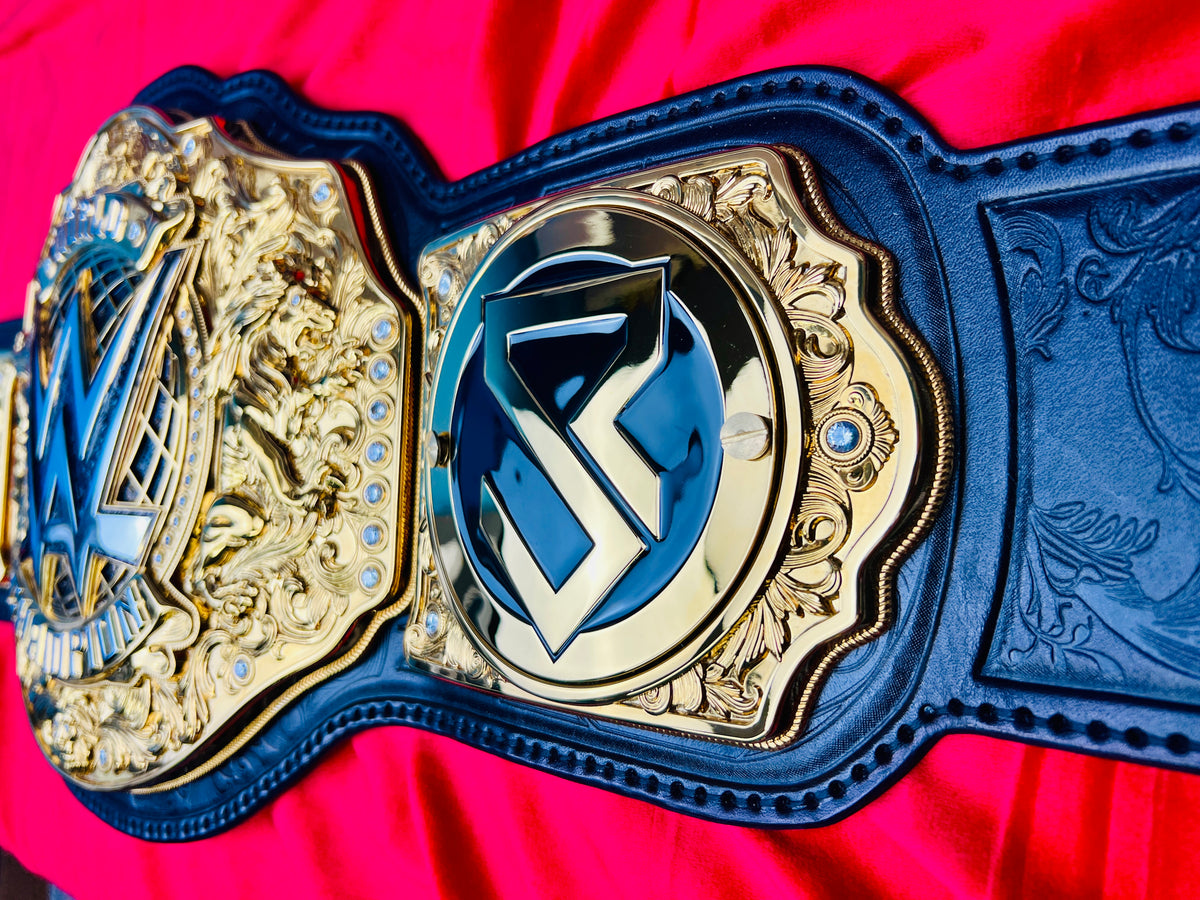 WWE World Heavyweight (Current) Replica Championship Hand Crafted Real Leather Strap