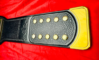 WWE NXT UK MEN's Replica Championship Hand Crafted Real Leather Strap
