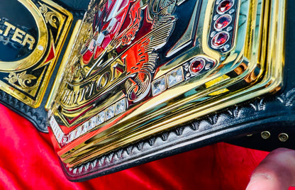 WWE NXT UK MEN's Replica Championship Hand Crafted Real Leather Strap