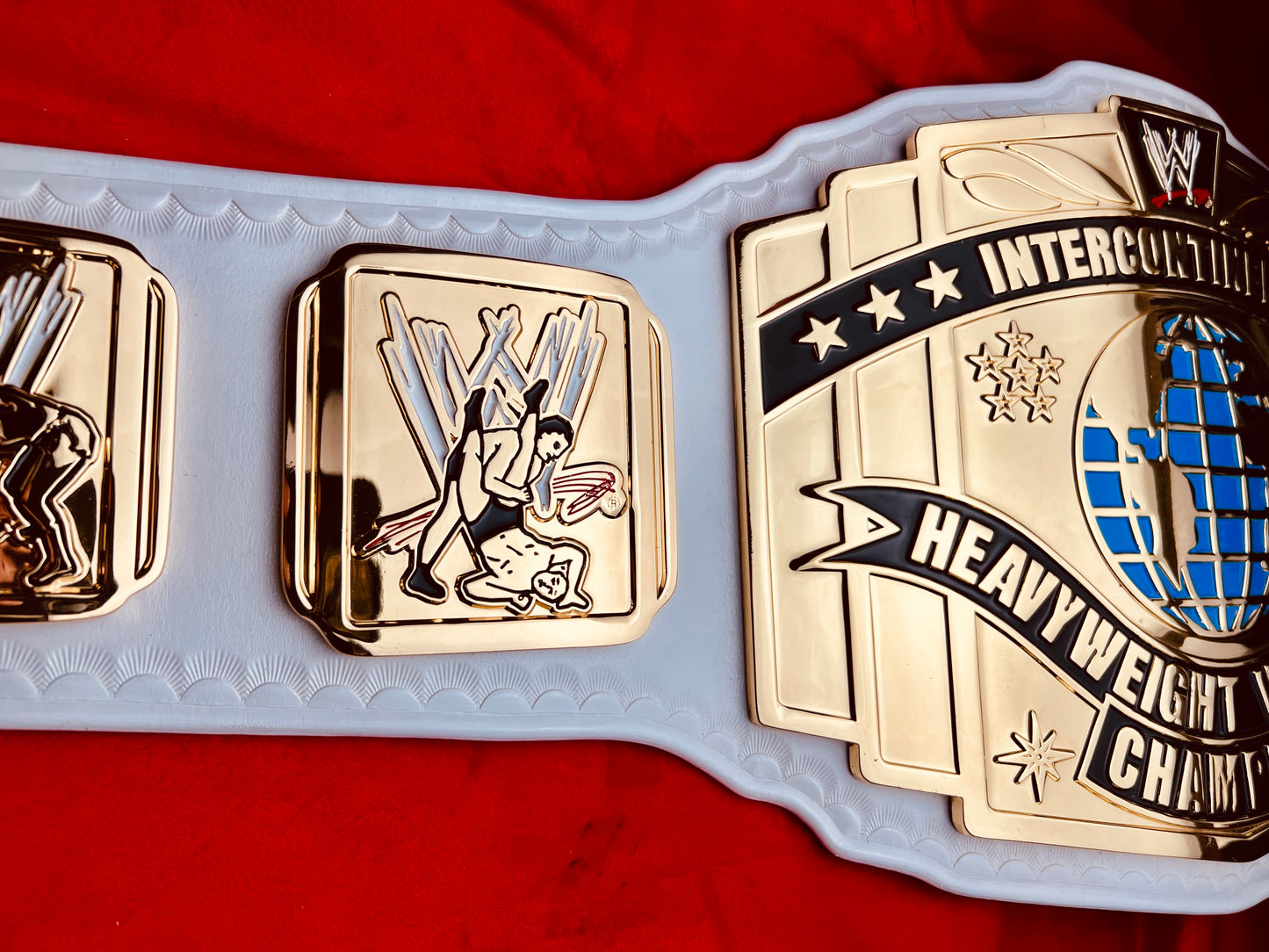 WWE Scratch Logo Intercontinental Releathered Replica