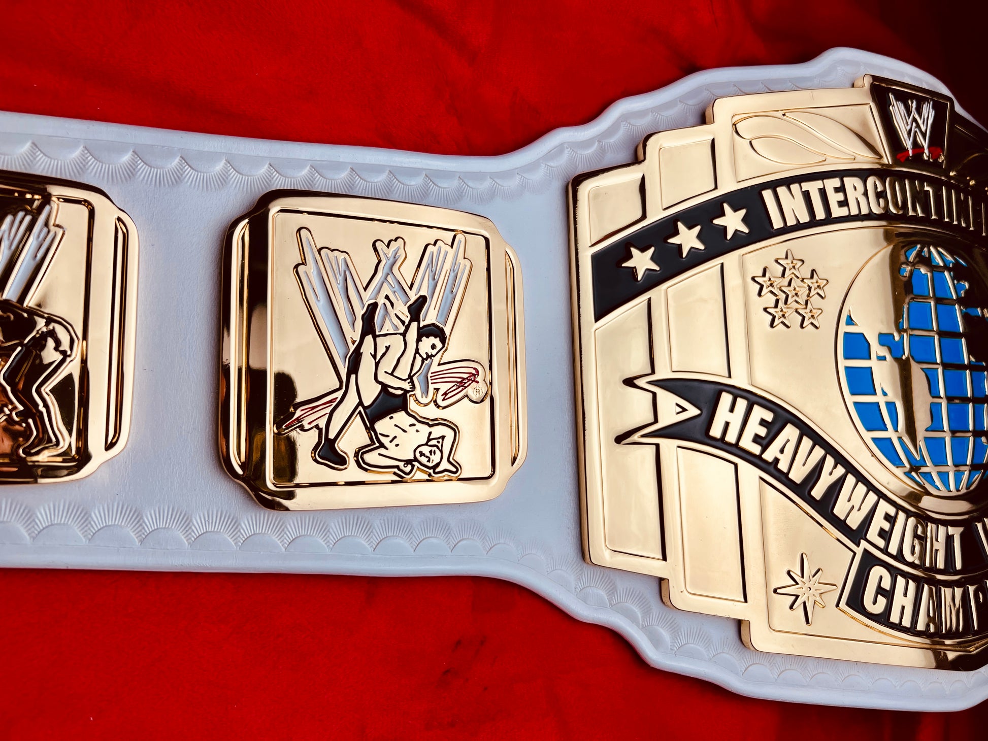 WWE Scratch Logo Intercontinental Releathered Replica
