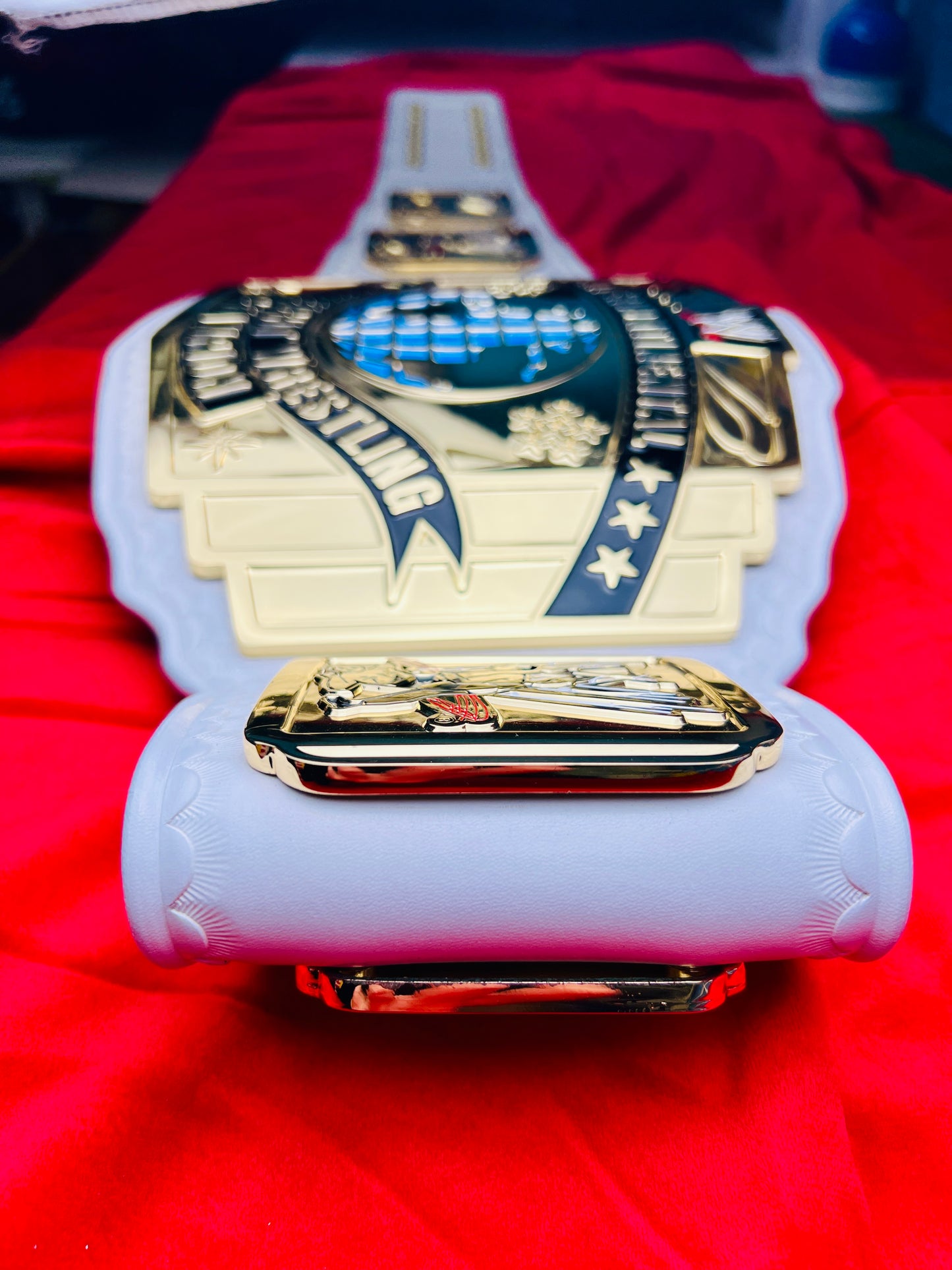 WWE Scratch Logo Intercontinental Releathered Replica