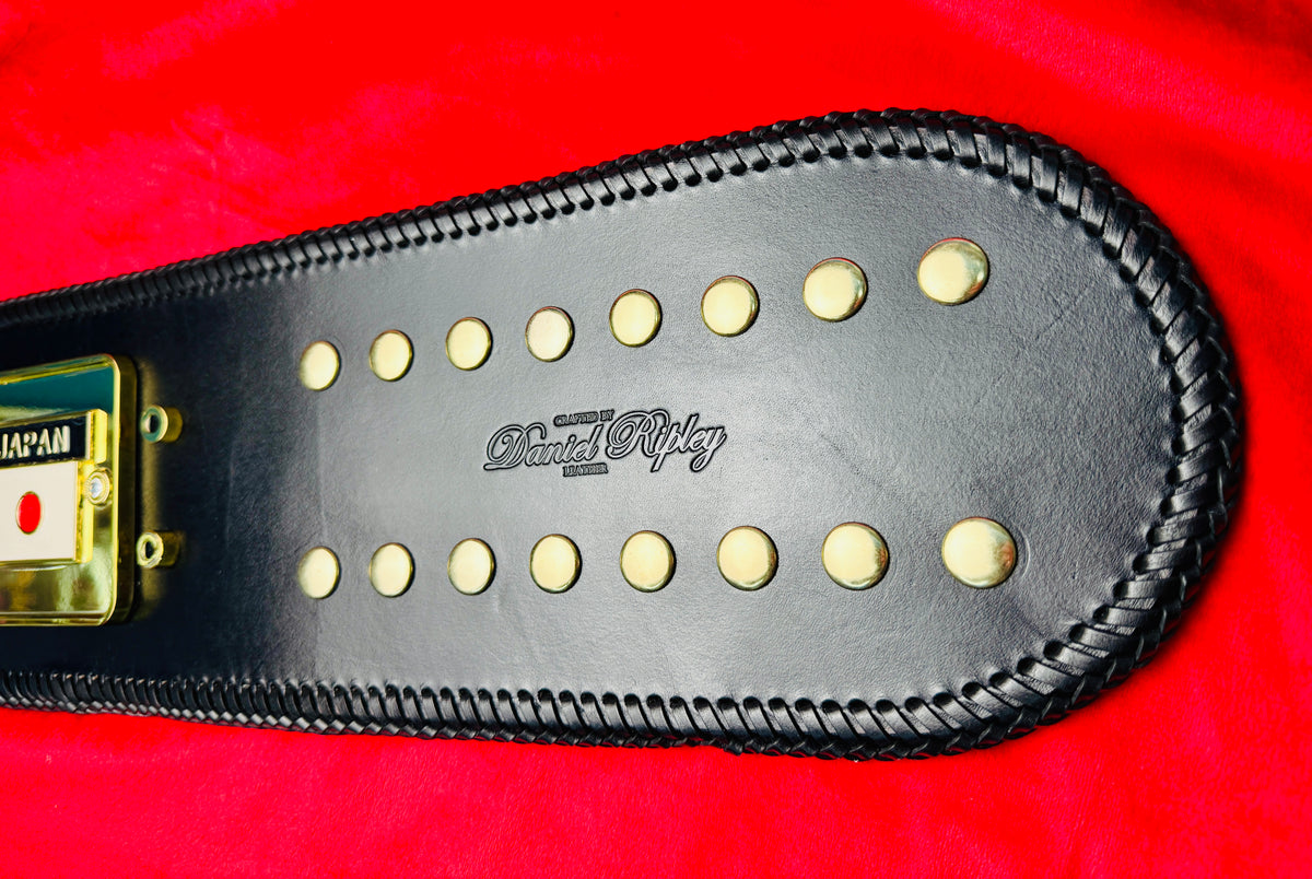 Fandu NWA Domed Globe Replica Championship Hand Crafted Real Leather Strap