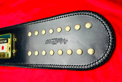 Fandu NWA Domed Globe Replica Championship Hand Crafted Real Leather Strap