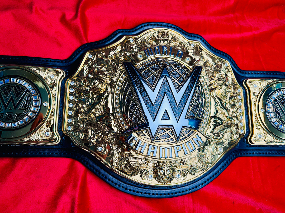 WWE World Heavyweight (Current) Replica Championship Hand Crafted Real Leather Strap