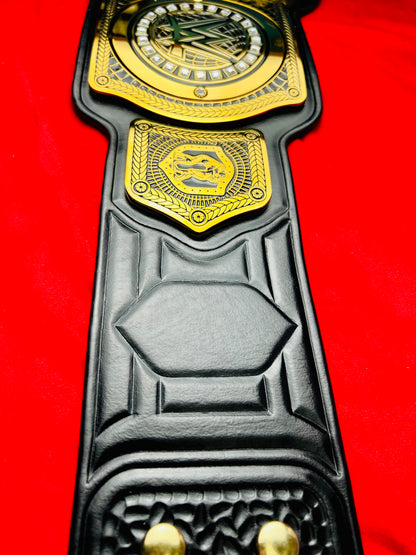 WWE SmackDown Tag Team Replica Championship Hand Crafted Real Leather Strap