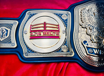 WWE SmackDown Tag Team Replica Championship Hand Crafted Real Leather Strap