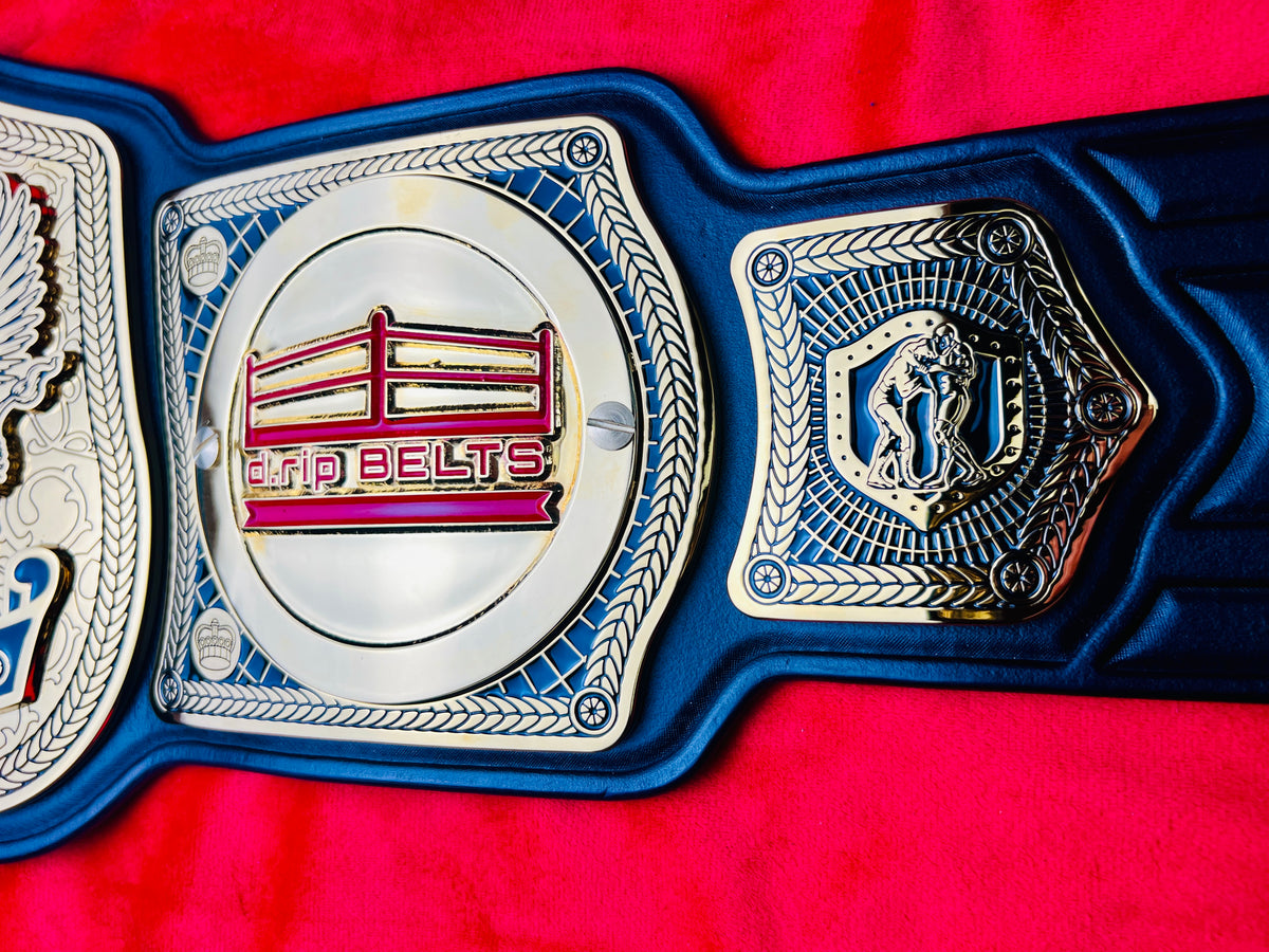 WWE SmackDown Tag Team Replica Championship Hand Crafted Real Leather Strap