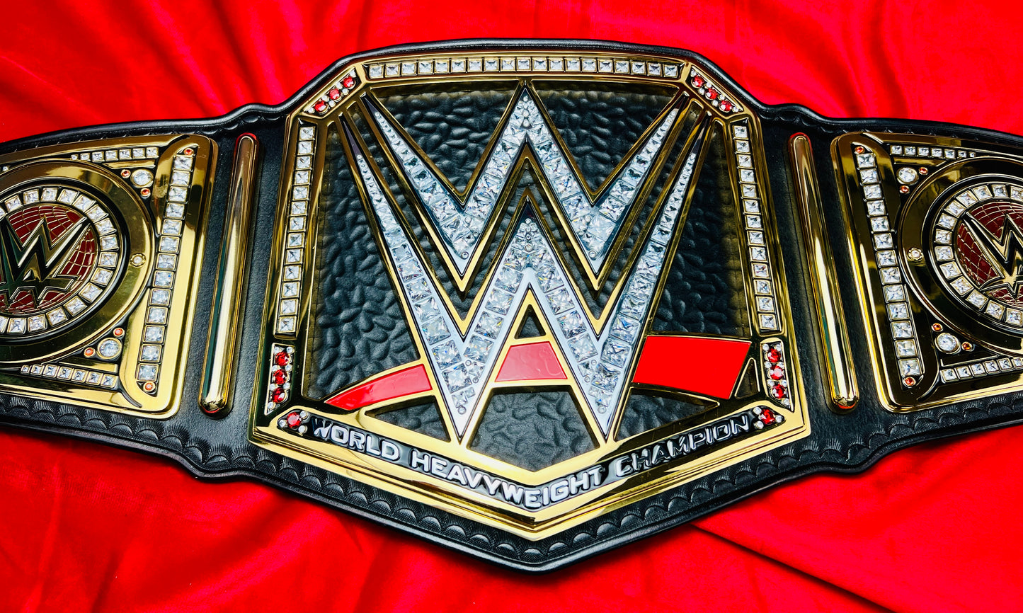 WWE NL World Heavyweight Replica Championship Hand Crafted Real Leather Strap