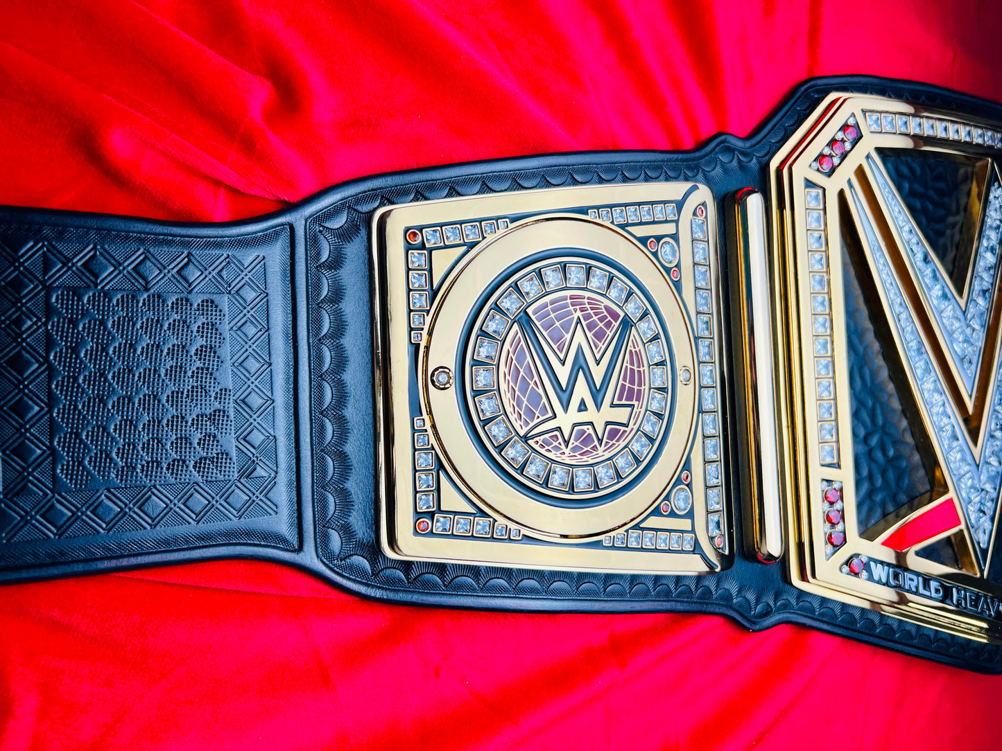 WWE NL World Heavyweight Replica Championship Hand Crafted Real Leather Strap