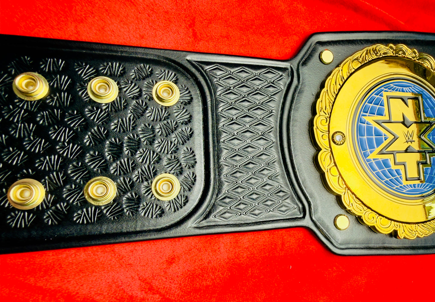 WWE NXT UK Tag Team Replica Championship Hand Crafted Real Leather Strap