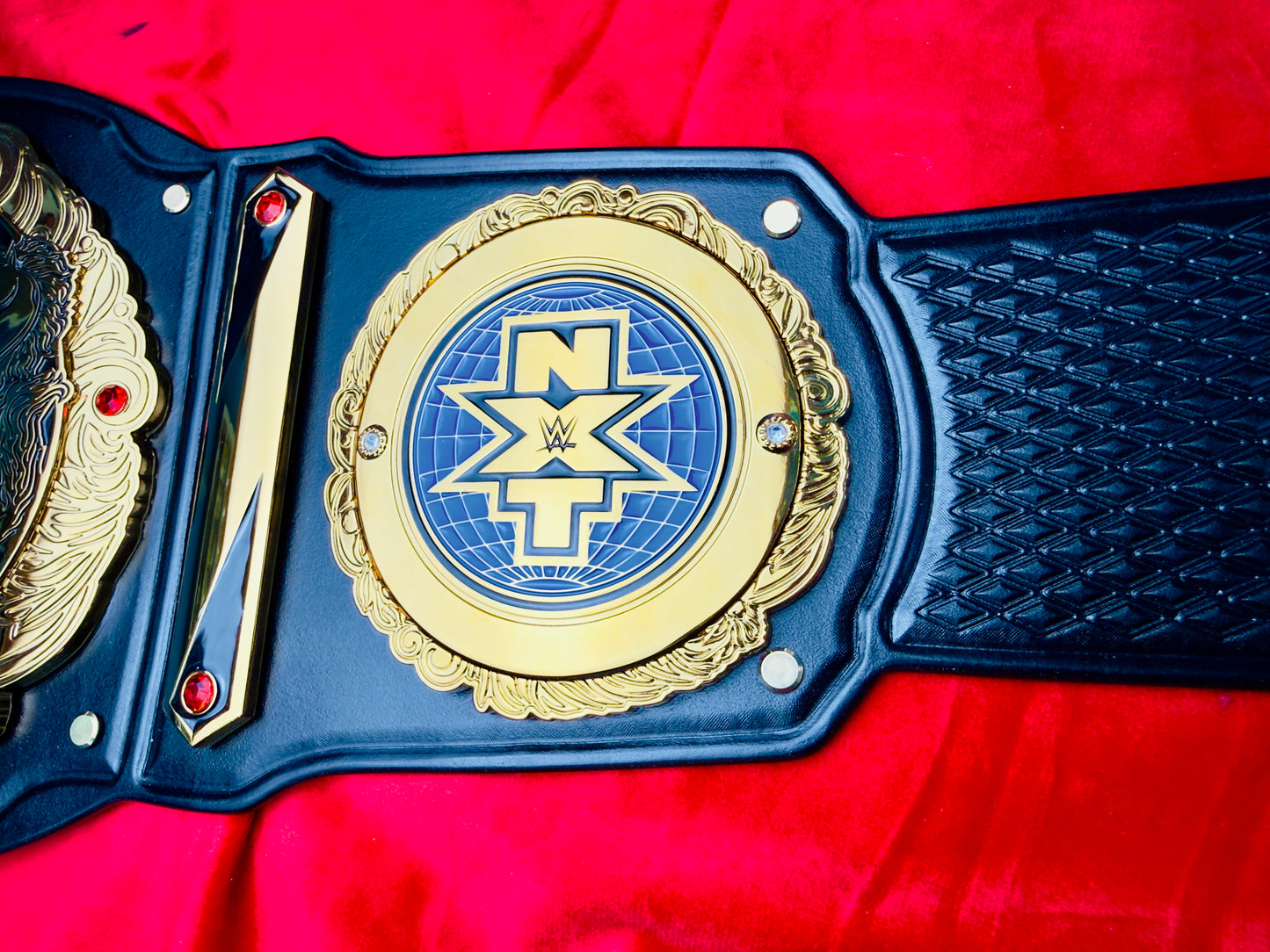 WWE NXT UK Tag Team Replica Championship Hand Crafted Real Leather Strap