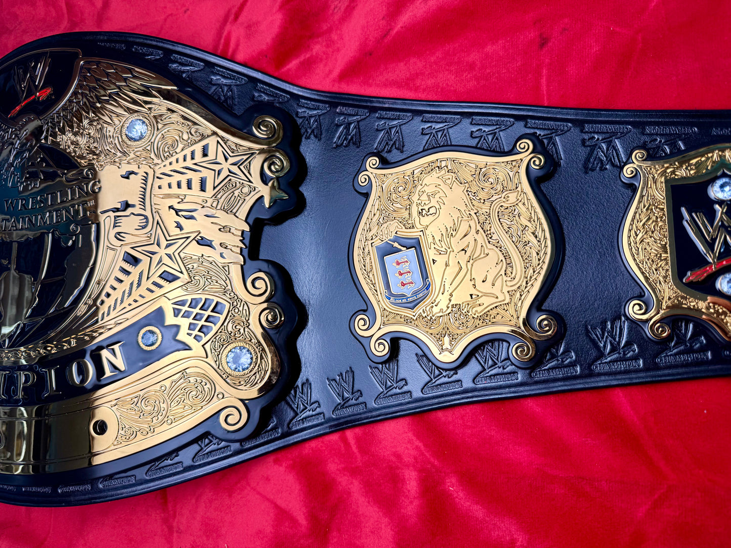 WWE Undisputed V1-V2 Replica Championship Hand Crafted Real Leather Strap