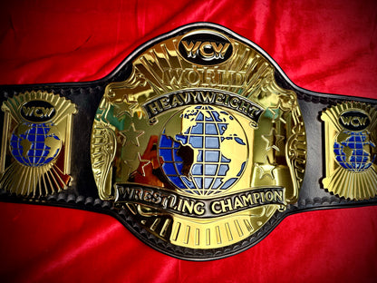 WCW World 91-94 Replica Championship Hand Crafted Real Leather Strap