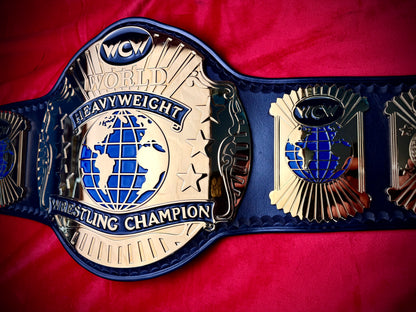 WCW World 91-94 Replica Championship Hand Crafted Real Leather Strap