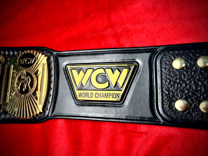 WCW World 91-94 Replica Championship Hand Crafted Real Leather Strap