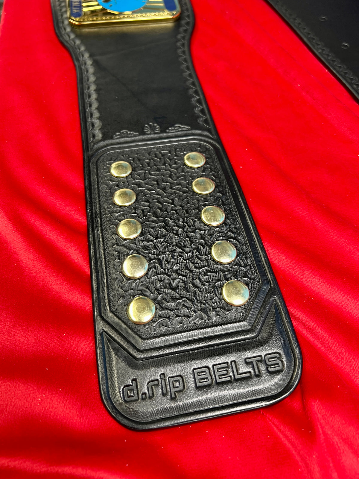 WWE Oval Intercontinental Replica Championship Hand Crafted Real Leather Strap
